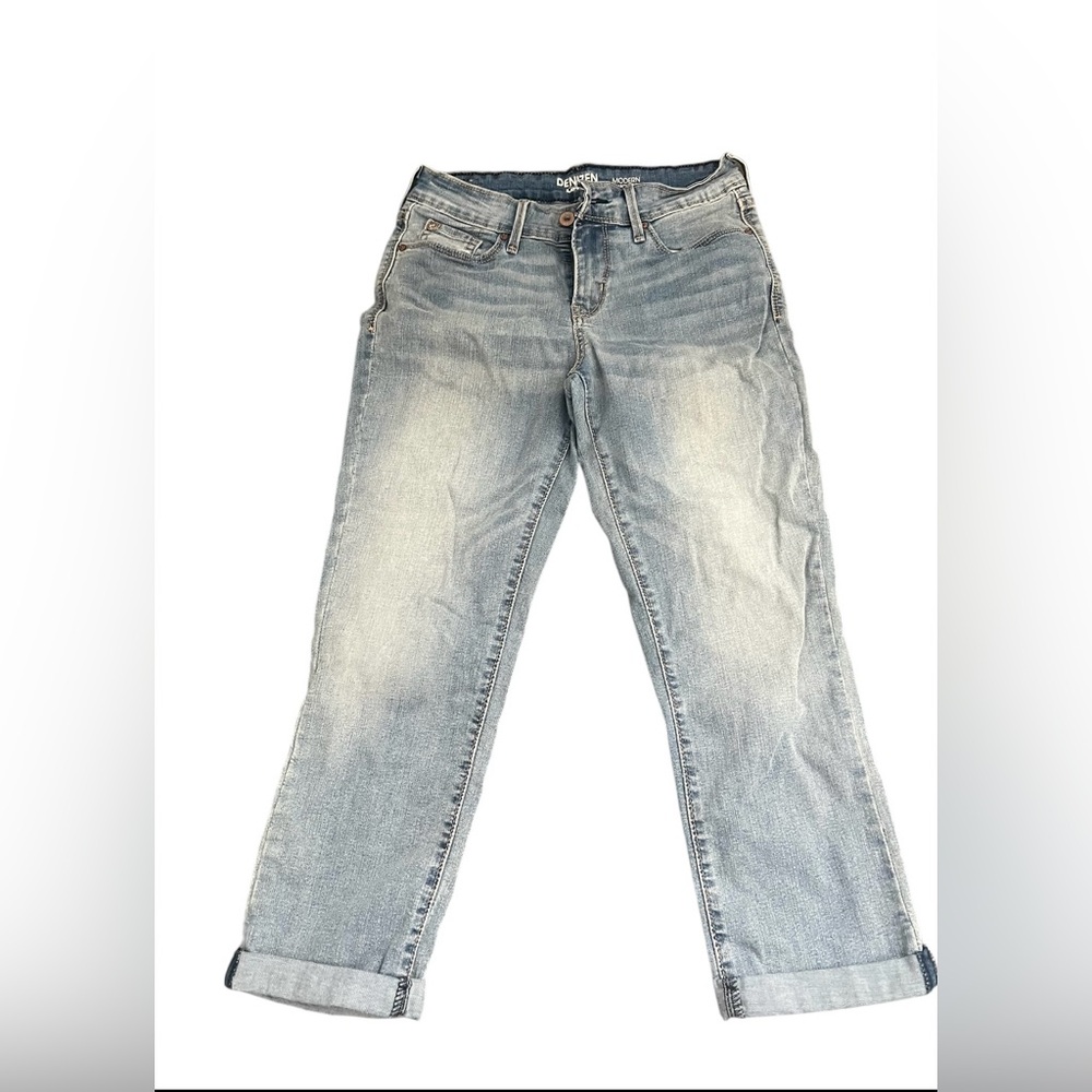 Denizen from Levi's Women's Faded Blue Straight Leg Jeans